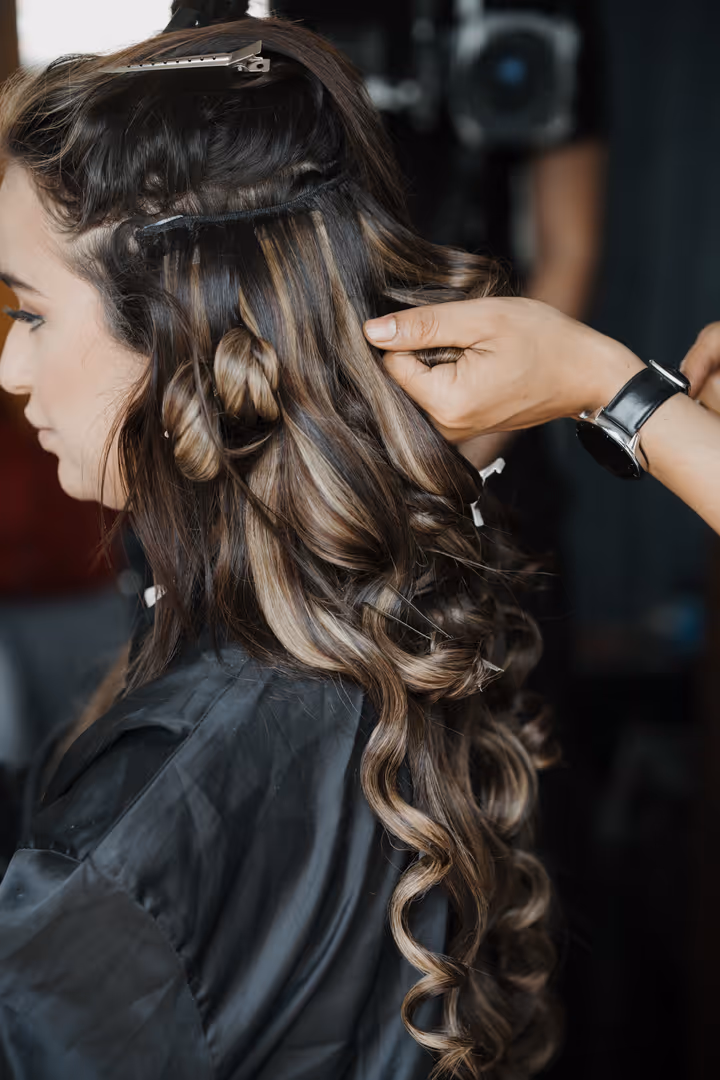 Coiffure professionnelle élégante